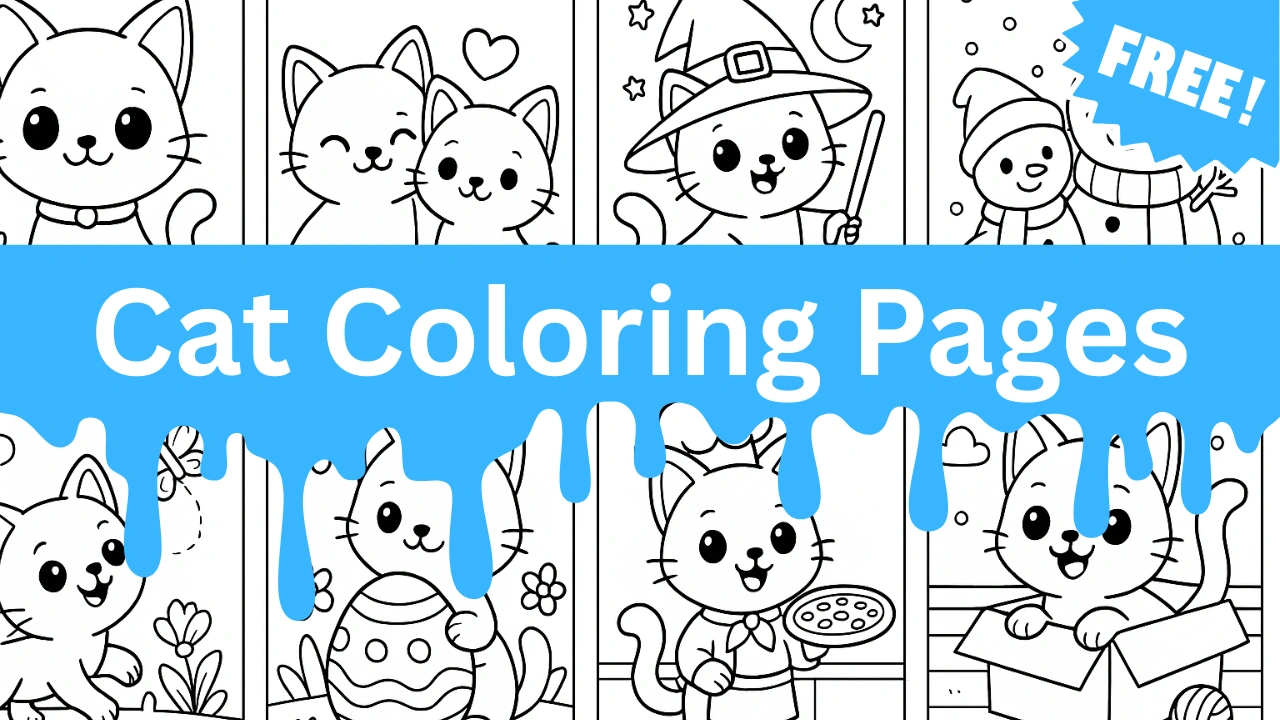 87 Cat Coloring Pages (Free Printables PDF for All Ages)