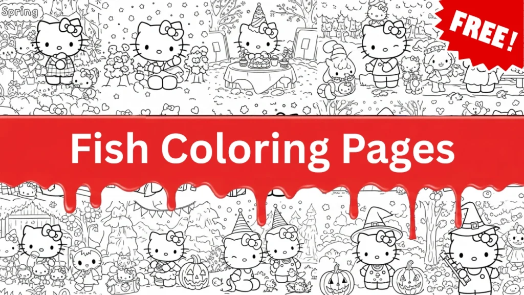 Hello Kitty Coloring Pages