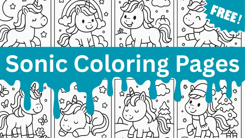 Unicorn Coloring Pages