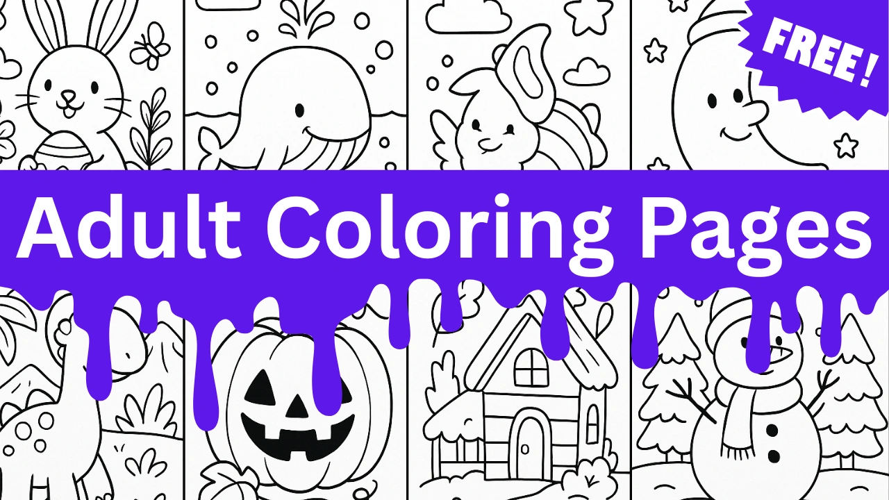 72 Adult Coloring Pages Free Printables PDF For Adults