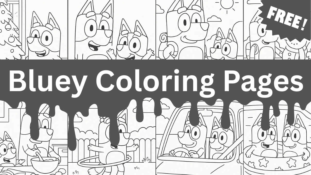 51 Bluey Coloring Pages (Free PDF Printables PDF For All Ages)